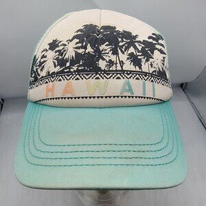 Billabong Hawaii Palm Trees Trucker Hat Cap Adjustable Casual Outdoors Summer